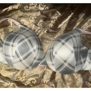 40E Errand Plaid Bra underwire